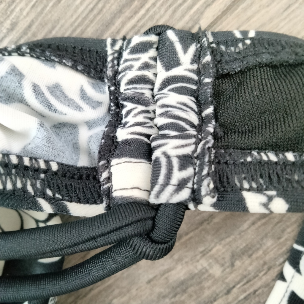 Debenhams Nwot Black And White Floral Print Bikini Bottom Women's Size 6 — image 4 of 8